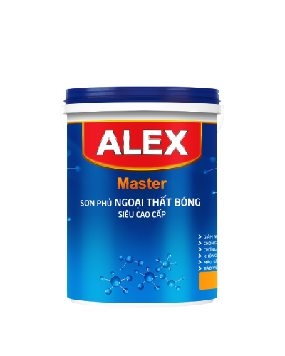 SƠN PHỦ NGOẠI THẤT ALEX MASTER BÓNG SIÊU CAO CẤP